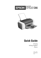 Epson Stylus C66 Quick Reference Guide