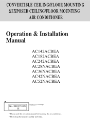 Haier AC36NACBEA User Manual