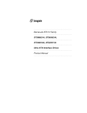 Seagate ST380021A Product Manual