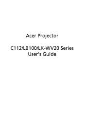 Acer C112TCi User Manual