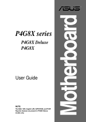 Asus P4G8X Deluxe P4G8X User Manual