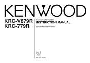 Kenwood KRC-V879R User Manual