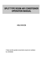 Haier HSU18VCB HSU18VC7-W User Manual