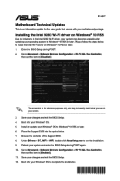Asus PRIME X299-DELUXE II Intel9260WIFIModuleInstallSOPINSERTPRINT Users Manual English