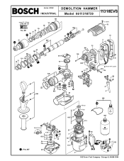 Bosch 11318EVS Parts List