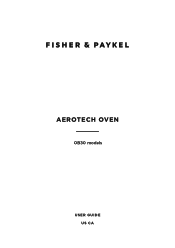 Fisher and Paykel OB30SD14PLX1 User Guide