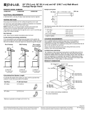 Jenn-Air JXW8030WS Dimension Guide