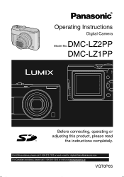 Panasonic DMCLZ2PP Digital Still Camera