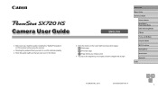 Canon PowerShot SX720 HS User Manual