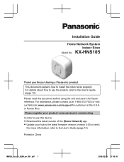 Panasonic KX-HNS105 KX-HNS105W - Owner's Manual