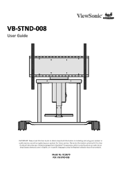 ViewSonic VB-STND-008 User Guide English