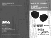 Boss Audio MCBK425BA User Manual in Spanish