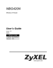 ZyXEL NBG420N User Guide