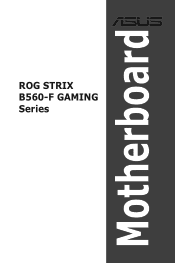 Asus ROG STRIX B560-F GAMING WIFI Users Manual English