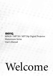 BenQ MP720P User Manual