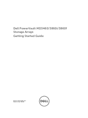 Dell PowerVault MD3860f Getting Started Guide