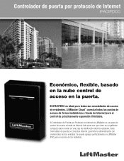 LiftMaster IPACIPDCC IPACIPDCC Sell Sheet - Spanish Manual