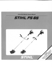 Stihl FS 65 Instruction Manual