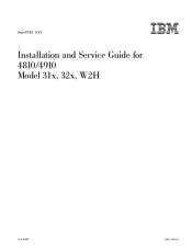 IBM 4810 32H Service Guide