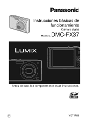 Panasonic DMC-FX37K Digital Still Camera - Spanish