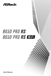 ASRock B650 Pro RS WiFi User Manual