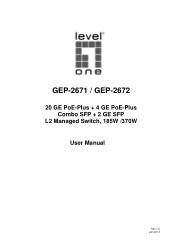 LevelOne GEP-2671 Manual