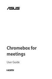 Asus Chromebox for meetings CN62 CHROMEBOXformeetingsCN62 Users Manual English