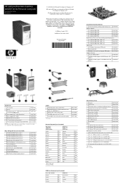HP dx6100 HP Compaq Business Desktop dx6100 Series Personal Computer, Microtower, Illustrated Parts Map (3rd Edition)
