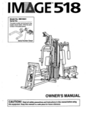 Image Fitness 518 English Manual