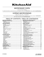 KitchenAid KMCS324PBS Owners Manual
