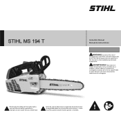 Stihl MS 194 T Instruction Manual