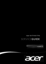 Acer Aspire V3-771 Acer Aspire V3-771G Notebook Service Guide