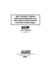 Asus AEC-67160 User Manual