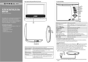 Dynex DX-P9DVD Quick Setup Guide (Spanish)