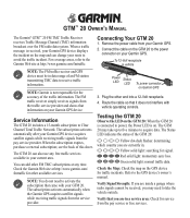 Garmin GTM 20 Owner's Manual
