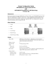 HP LC2000r netserver lx & lxe surestore e configuration guide Â— (for Microsoft Clusters)  PDF, 45K, 4/4/2000