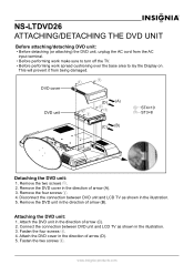 Insignia NS-LTDVD26 Assembly Instructions (English)
