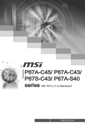 MSI P67S User Guide