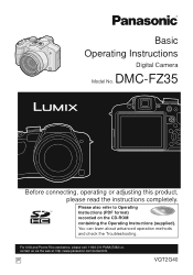 Panasonic DMC FZ35 Digital Still Camera