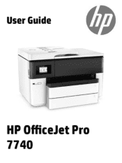 HP OfficeJet Pro 7740 User Guide