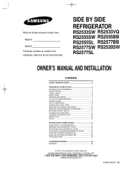 Samsung RS2555SL User Manual (user Manual) (ver.1.0) (English)