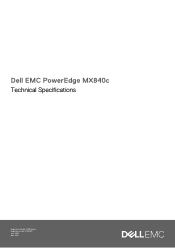 Dell PowerEdge MX840c EMC Technical Specifications