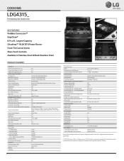 LG LDG4315BD Owners Manual - English