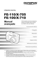 Olympus FE 100 FE-110 Manual Avançado (Português)
