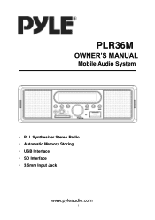 Pyle PLR36M Owners Manual