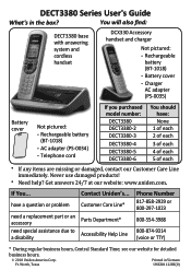 Uniden DECT3380-3R English Owners Manual