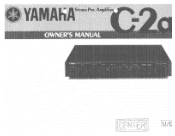Yamaha C-2a Owner's Manual
