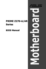 Asus PRIME Z270-A PRIME_Z270-A_AR_BIOS ManualEnglish