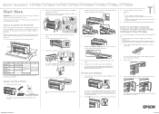 Epson SureColor T7770DM Start Here - Installation Guide
