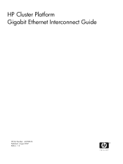 HP Cluster Platform Interconnects v2010 Gigabit Ethernet Interconnect Guide